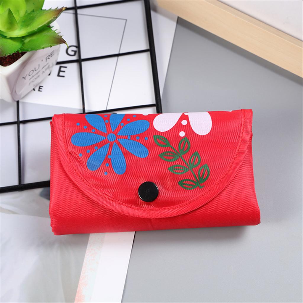 Foldable Shopping Bag for Women Portable Eco Grocery Pouch Tote Storage Bag Travel Pouch