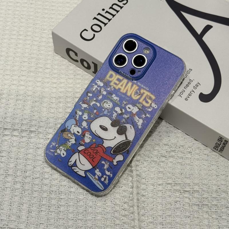 

Cute Cartoon skiing hat Snoopy Charlie Brown Soft TPU Phone Case For iPhone 11 12 13 14 15 16 17 Pro Max Plus Holder Cover iPhone 11Pro
