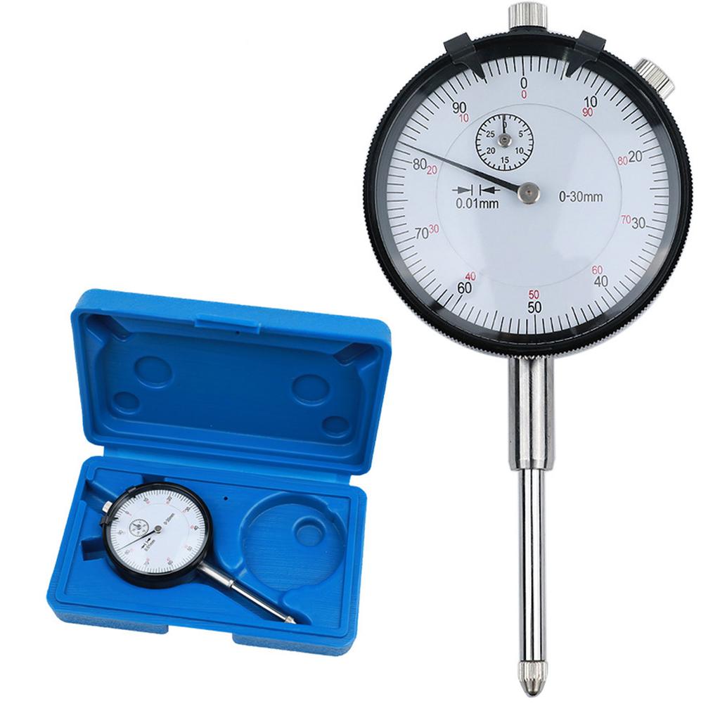 0.01mm Resolution Dials Indicator Gauge 0-30mm Precisions Metric Dials Indicator Portable Dials Gauge Measuring Tool
