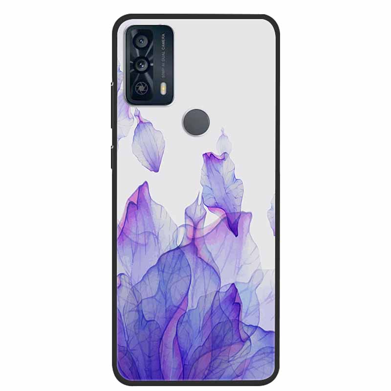 For TCL 20Y 20E Case Luxury Soft Silicone TPU Back Cover For TCL 20Y 20B Phone Cases TCL20Y 20 Y TCL20E Cute 6125F Funda Cartoon