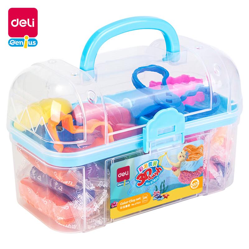 Deli 24-Color Play Dough Set