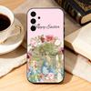 Cute Role P-Peter R-Rabbit  Phone Case For Samsung Galaxy A73,A72,A71,A70,A53,A52,A51,Soft Silicone Black Cover