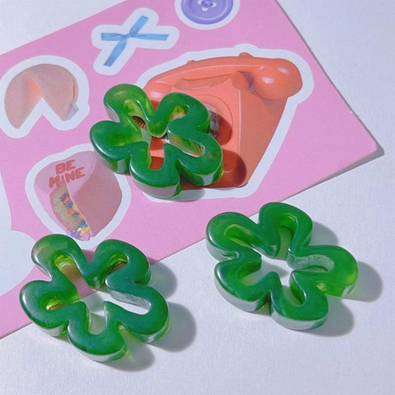 Flower Connector Abstract Large Hollow Flowers Charms Pendant for DIY Hairpin Headwear Earrings Necklaces Jewelry Making