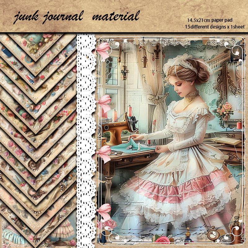 Винтажная девичья мечта: Европейская и Американская Court Lolita Бумага для скрапбукинга