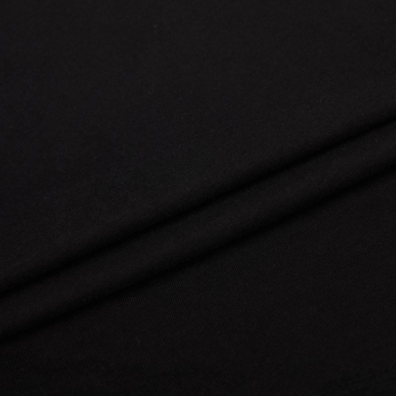 Puma Casual Color Block Round Neck T-shirt Women Tops Black 531441-01