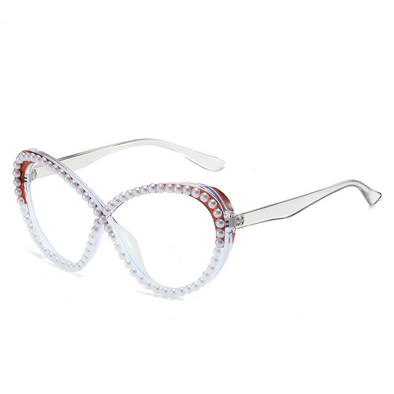 

Anti Blue Light Reading Glasses Women Hand Made Fashion Eyeglasses Optical Glasses Frames for Woman plastic demo lens красный
