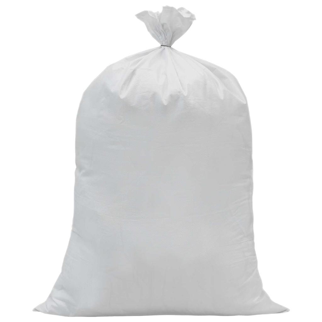 Woven Bags 10 pcs White 80 x 125 cm PP