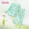 DEESHA Girls' 100% Cotton Mesh Pajama & Home Wear Set