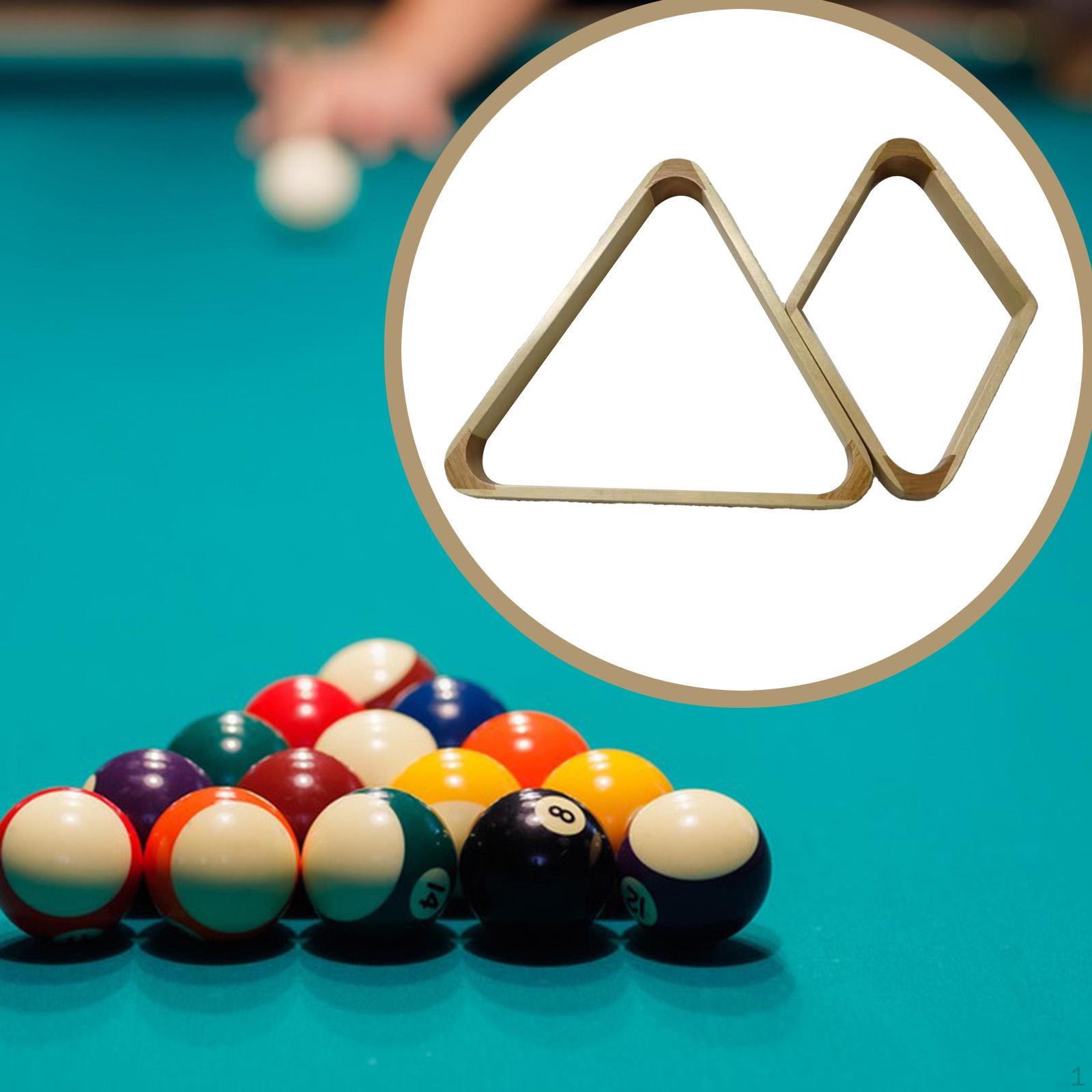 

2Pcs Billiard Pool Ball Rack Supplies Professional Table Accessories for Pub Training