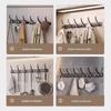 Punch-Free Door Hooks for Clothes, Coats, and Hats – Wall-Mounted Row Hooks for Entryway Wardrobes
