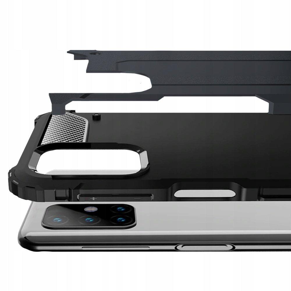 Samsung Galaxy M51 case, armored TECH ARMOR, navy blue