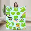 Duolingos Owl Duo Fleece Throw Blankets Cartoon Cute Blankets for Home Bedroom Soft Bed Rug,