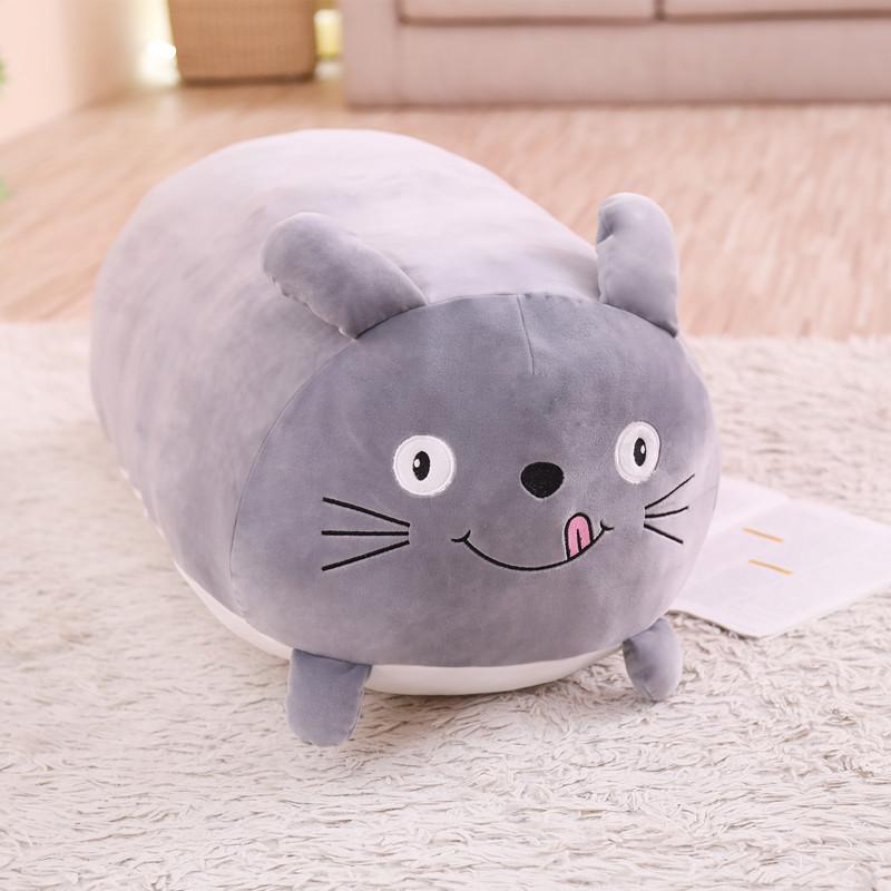 

60CM Giant Plush Toy Stuffed Animal Doll Cute Cat Dog Pig Toroto Sofa Pillow Cushion Kids Appease Toy Home Decor 60cm