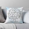 Friendship Square Pillowcase Polyester Linen Velvet Creative Zip Decorative Car Cushion Cover