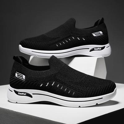 Męskie buty siateczkowe oddychające codzienne miękkie podeszwy pojedyncze buty letnie męskie buty materiałowe buty taty