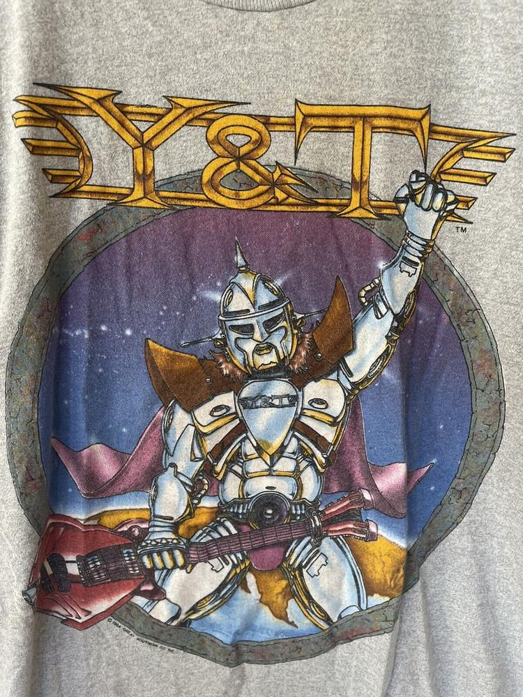 New Popular Y&T Band Gray T-Shirt Cotton Full Size Unisex Unisex T-Shirt XL