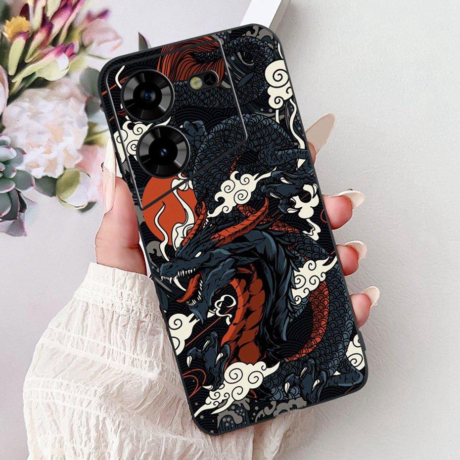 Fashion Painting Case For Tecno Pova 5 5Pro LH7n LH8n Soft Silicone TPU Phone Cases For Tecno Pova 5 Pro Pova5 Covers Bumpers