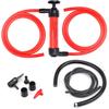 HORUSDY Multi-Use Siphon Fuel Transfer Pump Kit For Gas Oil And Liquids