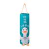 Waste Bag Organizer with Lanyard Bottom Opening Smooth Extraction Space-Saving Cartoon Pattern Garbage Bag Organizer Kitchen Supply