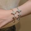 New Gold Star Rhinestone Bracelet, Exquisite Niche High Value Versatile Women Jewelry