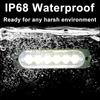 12V 24V LED White Light Thin 6LEDs Waterproof for UTV Truck RV Dome, Step, Under Dash, Truck Bed, Trunk, Boat Interior, 1 Pc