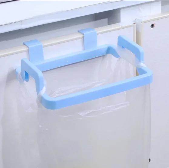 Portable Garbage Bag Support Frame Cabinet Door Back Type Rounded Corner Anti-collision Supportable Bracket Organzier Tools