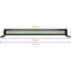 Globact Super Bright RC LED Light Bar Roof LED Lamp Kit 36 LED Light Bar for Traxxas TRX-4 SCX10 90027 SCX10 II 90046 RC4WD D90 1/10 RC Rock Crawler