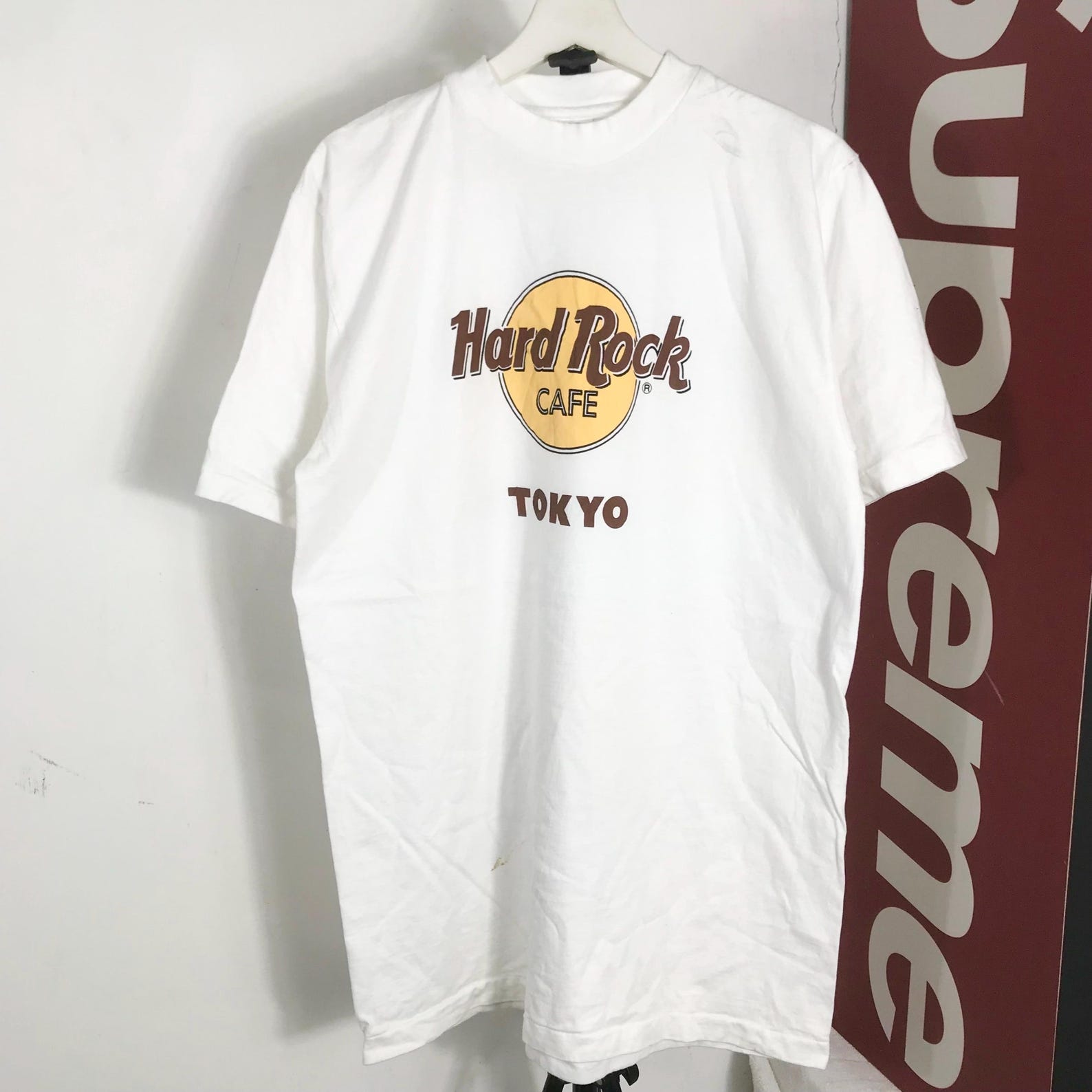 Vintage 90s hard rock cafe tokyo japan / vintage surfwear / hard rock country / hard rock world / dance cafe / vintage 90s hard rock cafe XL