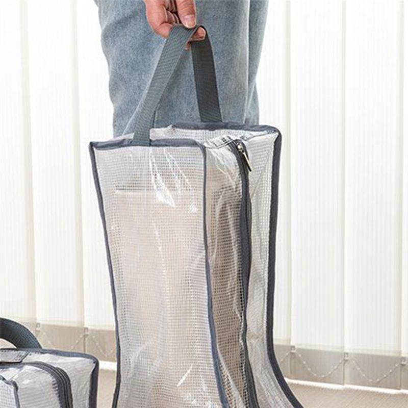 J1UL1N Boot Storage Bag Dust Cover For Shoes Transparent Moisture-Proof Storage Protective Cover