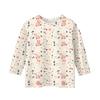 Print Tops For Youth Girls Round Neck 3/4 Sleeves T-Shirts Trendy Tops Outfit Tees