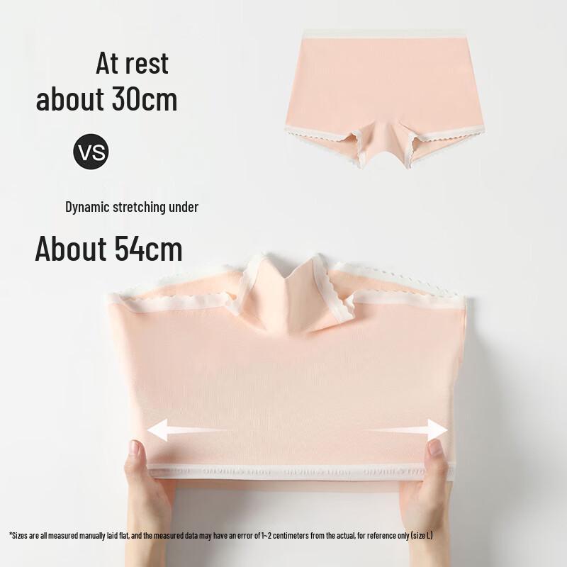 Fenteng Women's Antibacterial Cloud Cotton 2-in-1 Safety Shorts 3-Pack