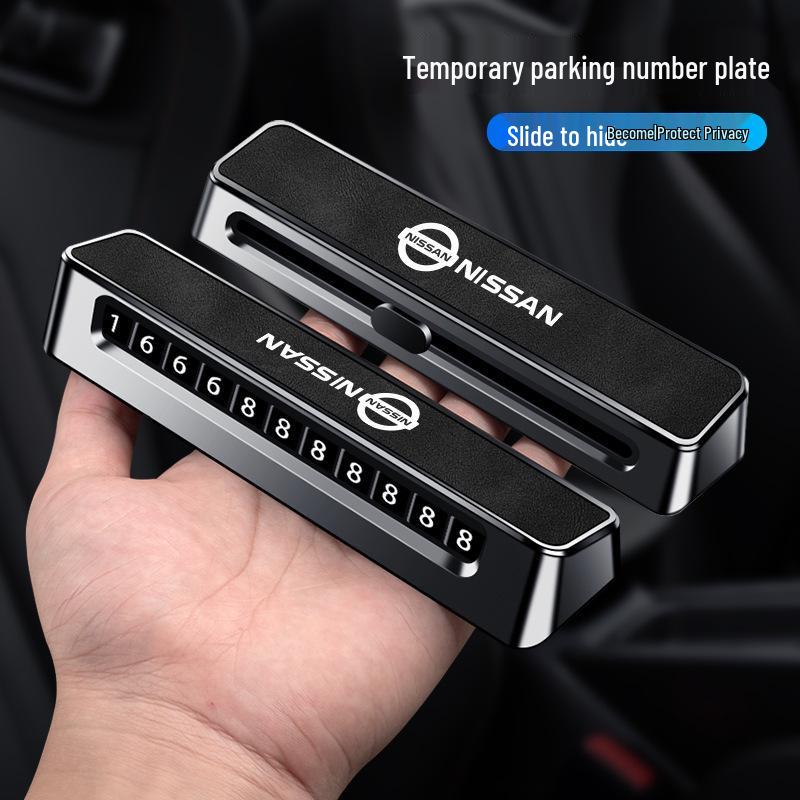 Temporary Parking Number Plate for Nissan: Teana, Sylphy, Patrol, Kicks, X-Trail.
