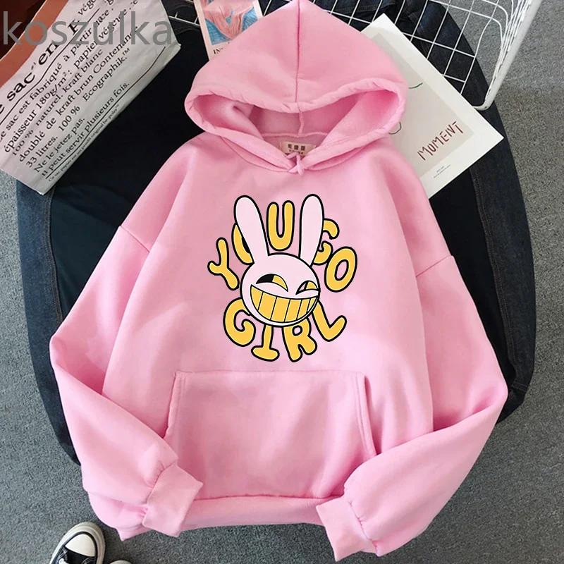 The Amazing Digital Circus Jax Hoodies Mode Frauen Harajuku Lustige Kawaii Hoodies Unisex Casual Vintage Pullover Sweatshirts
