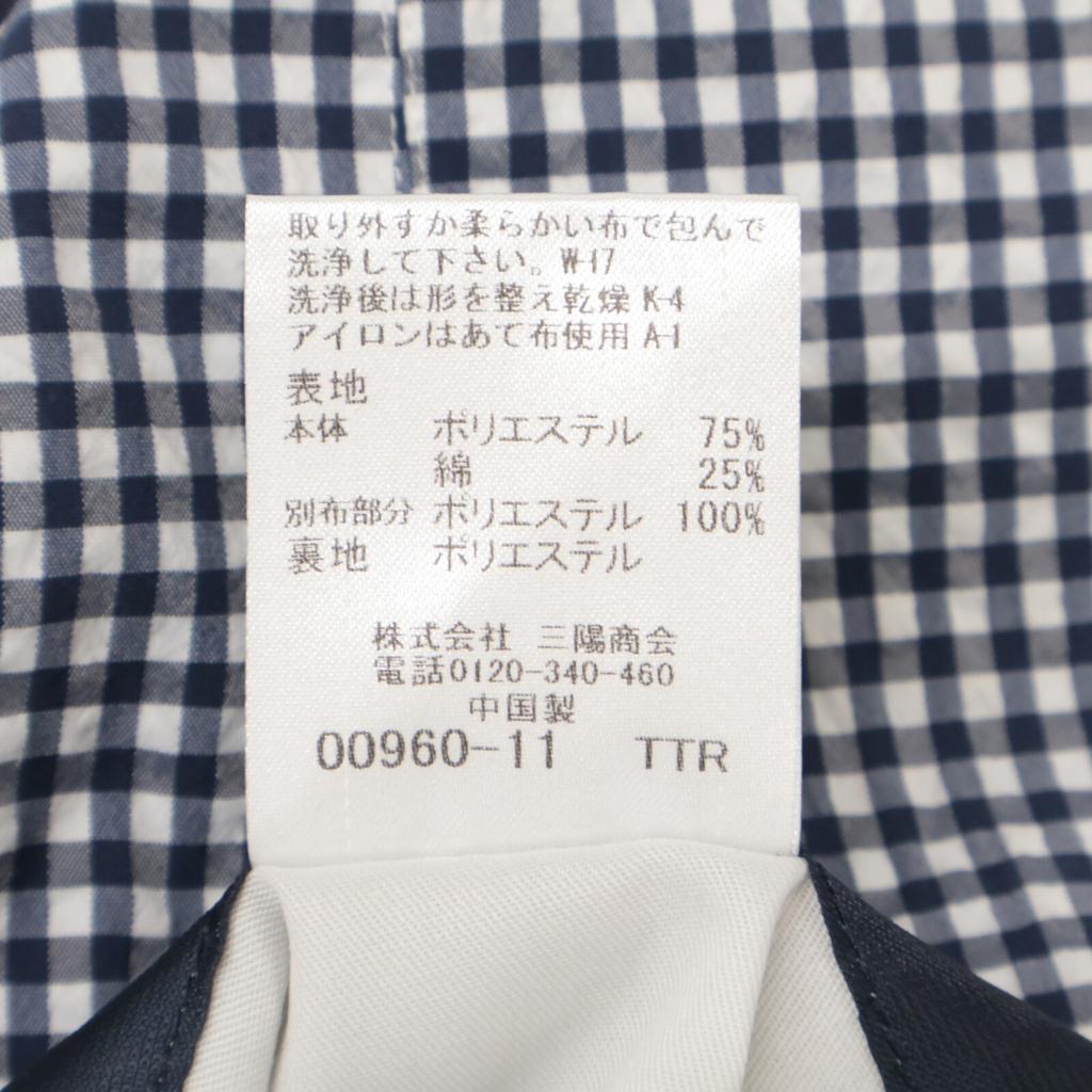 BLACK LABEL CRESTBRIDGE White X Navy Gingham Check Single Jacket Jacket S White / NavyUsed