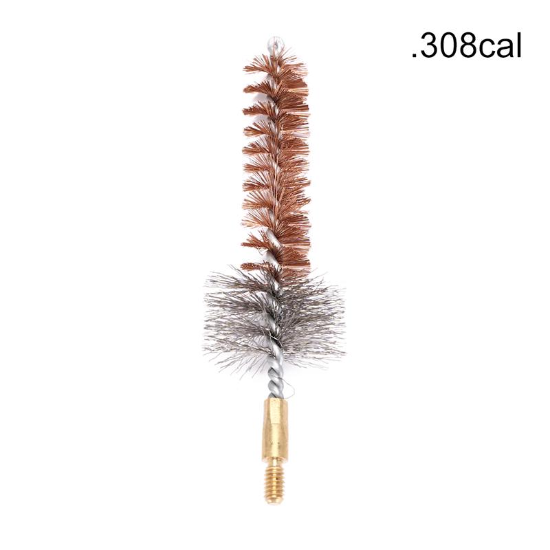 

1 шт./лот, щетка для камеры из фосфорной бронзы .308Cal, щетка для чистки пистолета, набор для чистки пистолета