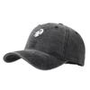 New ghost embroidery washed baseball cap men's and women's outdoor sunshade sunscreen cap fashionable personalized cap