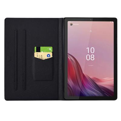 For Lenovo Tab M9 TB-310FU Case Pattern Anti-Collision Leather Shell with Auto Wake/Sleep Function