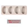 3D Square/round/Oval Silicone Soap Mold DIY Soap-making Supplies Handmade Chocolate Cake Decoration Baking Kit Home Decor Gift