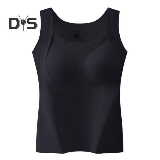 

Жилет-подкладка 3D Cup Shape Теплый Удобный Самонагревающийся Термотоп Утепленный Бесшовный Осенне-Зимний Базовый Жилет L чёрный