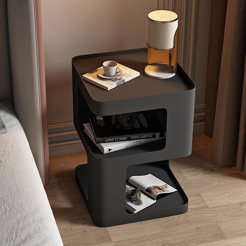 Minimalist Narrow Nightstands White Auxiliary Modern Luxury Bedside Table Nordic Fashion House Furniture