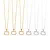 6pcs Anime Hello Kitty Pendant Necklaces Set Cute Cat Bow Design Fashion Jewelry for Women Men Gift Ideas