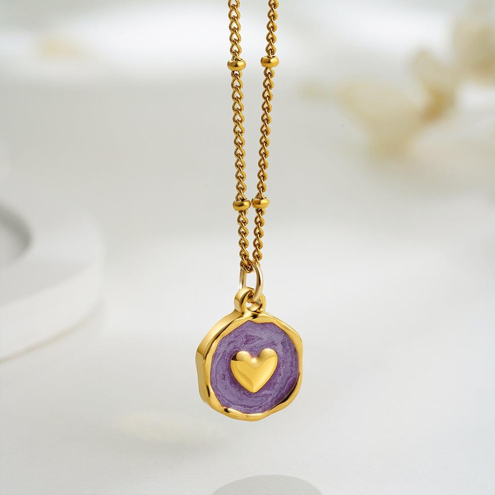 Heart Star Moon Necklace Cross Collarbone Choker Chain Literary Artistic Pendant Necklace  Gifts