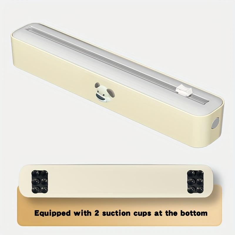 Plastic Wrap Cutting Machine Cream Suction Cup Fixed Dual-purpose Sliding Knife Plastic Wrap Tin Foil Baking Paper Multi-purpose Cutting Machine