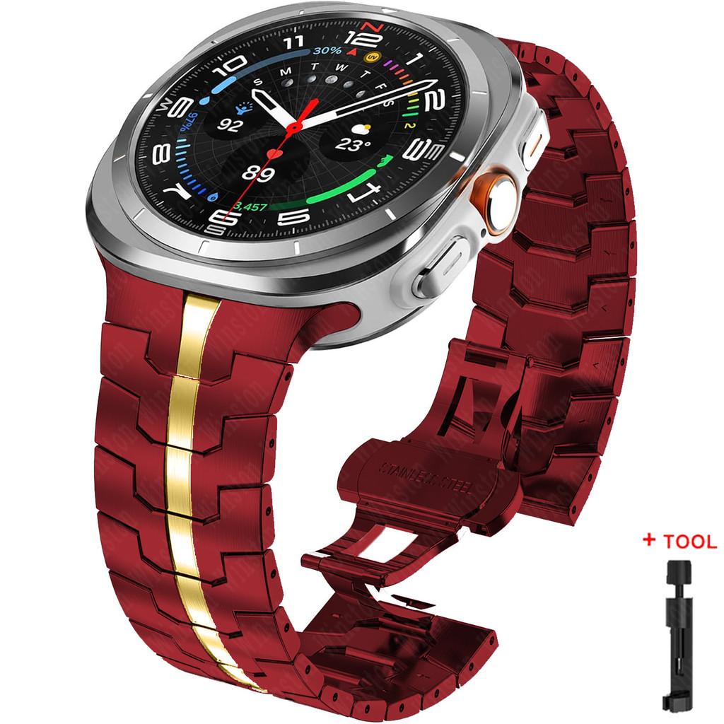 Bracelet for Samsung Galaxy Watch Ultra 2025 Correa Stainless Steel Metal Band for Samsung Ultra 7 Galaxy Ultra 47MM Wrist Strap