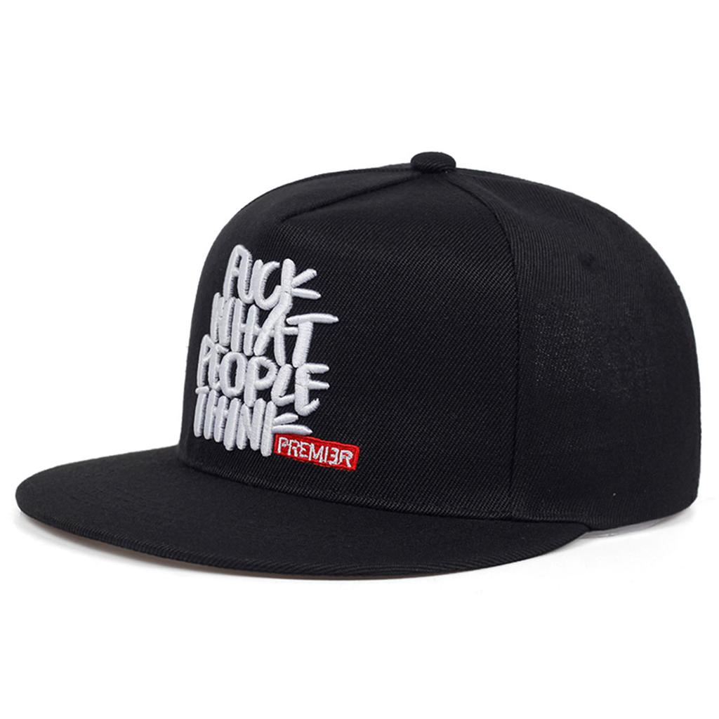 Personalized Letter Embroidery Men Hat Flat Top Punk Baseball Cap Snapback Caps Outdoors Fitness Hats Trucker Hat