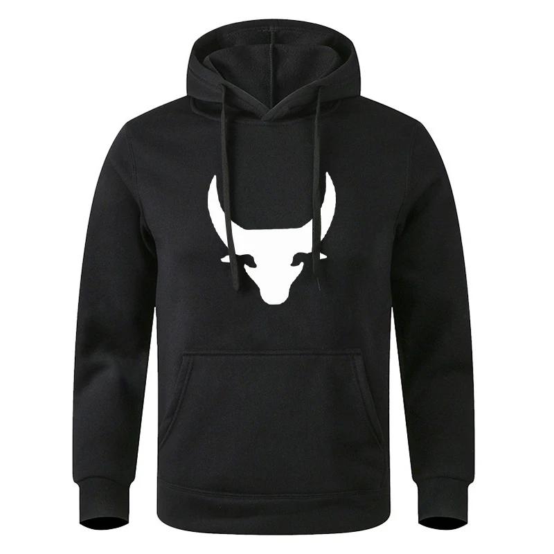 Men's Multi - Color Fashionable Printed Pocket Casual Sports Fitness Sweatshirt Hoodie Pullover