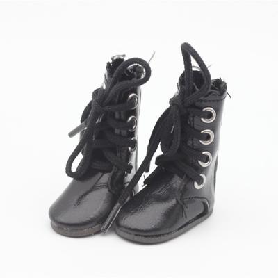 1 Pair Accessories High-top Obitsu 11 Leather Boots Mini 4-holes 1/6 Bjd Leather Shoes GSC Cute 1/6 Bjd Boots Children