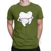 Dental Floss Hygienist T Shirts For Men Teeth Dentist Summer Clothes Male Tshirt Funny TShirt ONeck Cotton Basic Tees Tops
