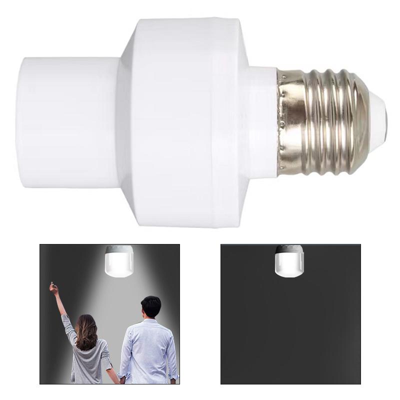 Soquete de Lâmpada Inteligente com Interruptor de Indução de 360 Graus Design Compacto Instalação Fácil