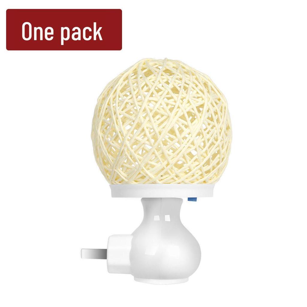 Remote Control Smart Voice-Activated Rattan Ball Night Light for Elderly, Children, Home, Dorms, and Students